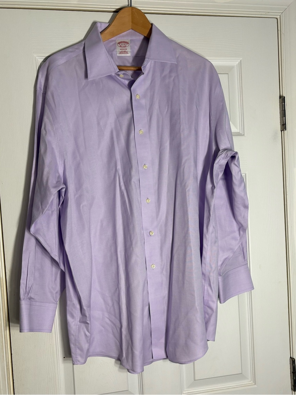 Brooks Brothers Lavender Dress Shirt - Solid Lavender